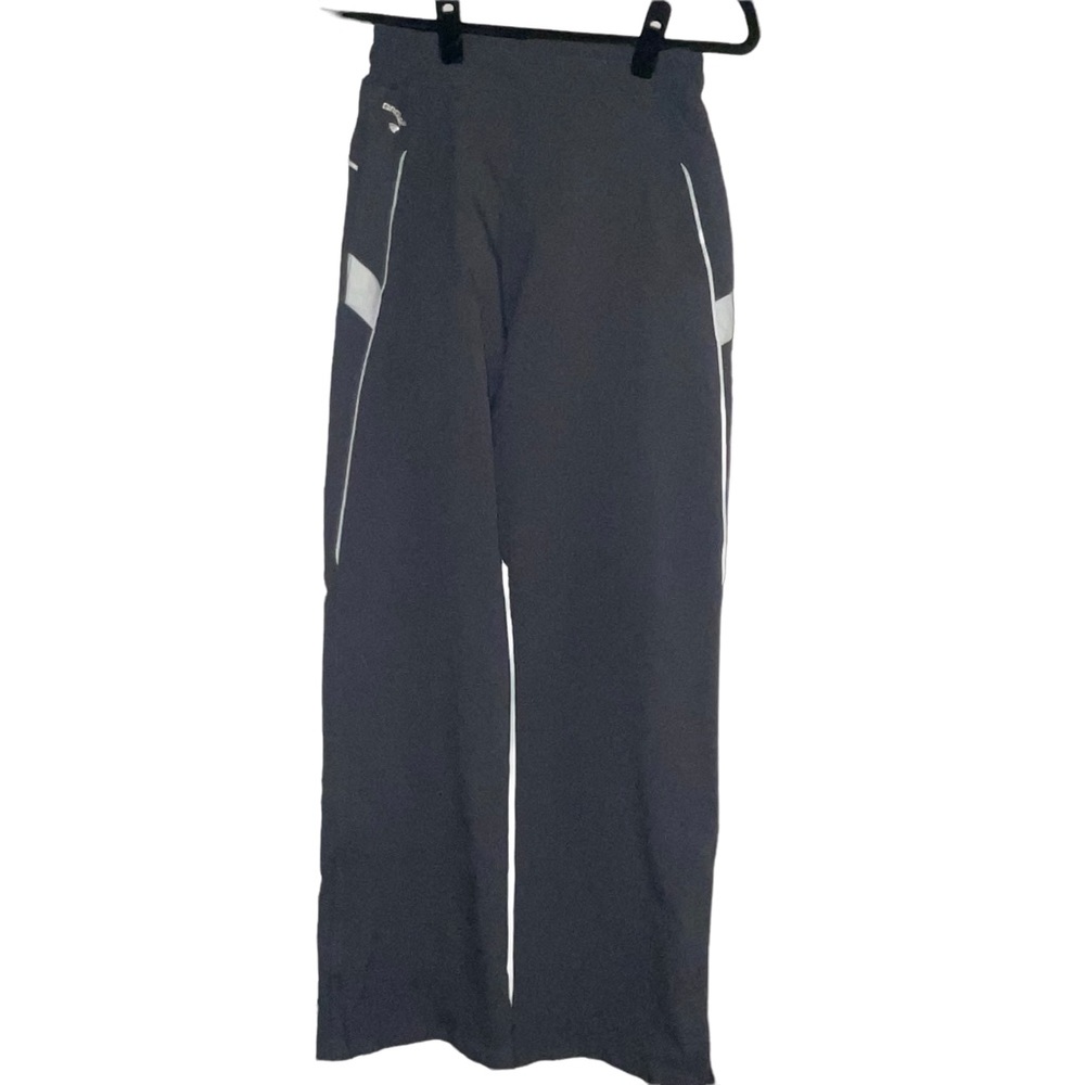 Brooks Equilibrium Technology Gray Track Pants With Ankle Zip Size Medium
